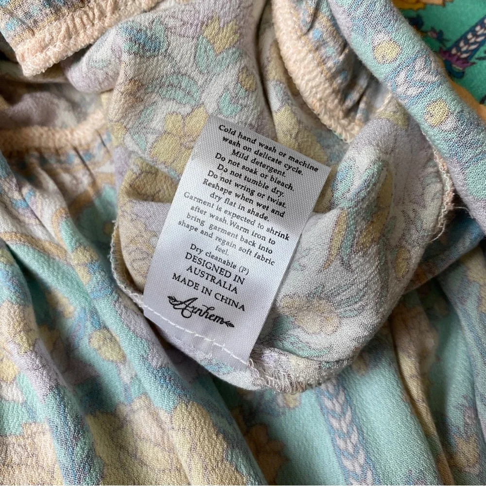 ARNHEM 'Stella' Multicolored Floral Off The Shoulder Play Dress Size 8 RRP $179 - Picture 12 of 16